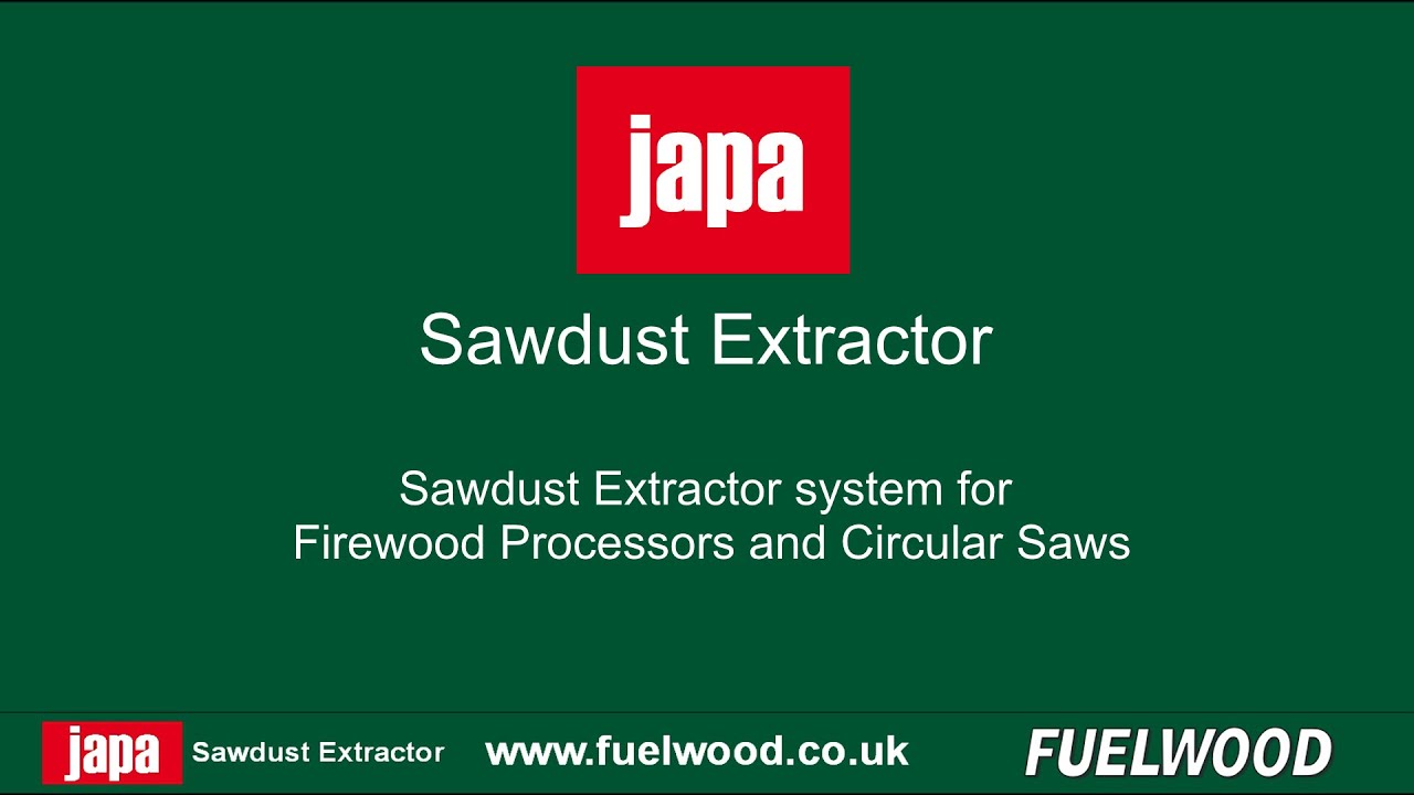 Japa Sawdust Extractor from Fuelwood
