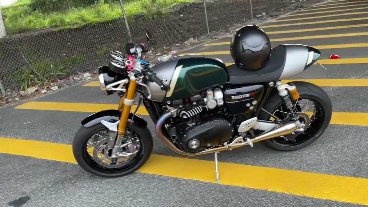 2023 Triumph Thruxton RS quick walk around and mods