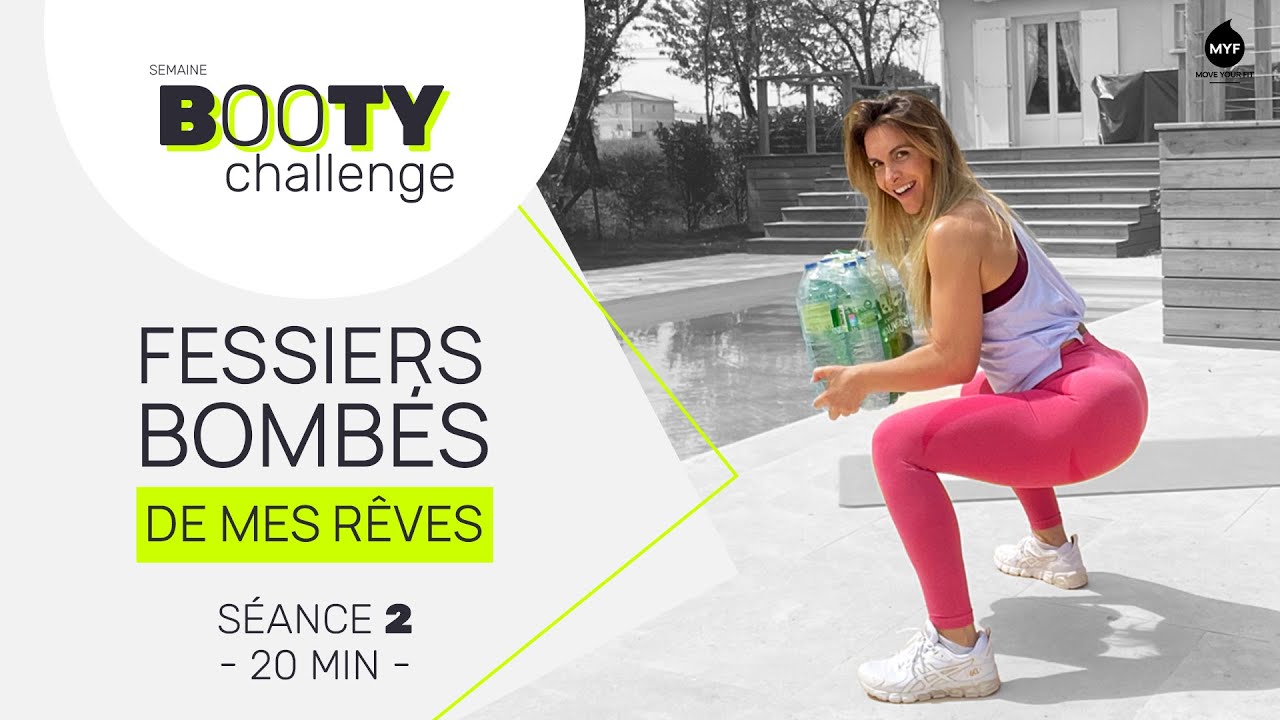 Challenge Booty s&eacute;ance #2 Fessiers bomb&eacute;s de mes r&ecirc;ves 😍 - Jessica Mellet - Move Your Fit