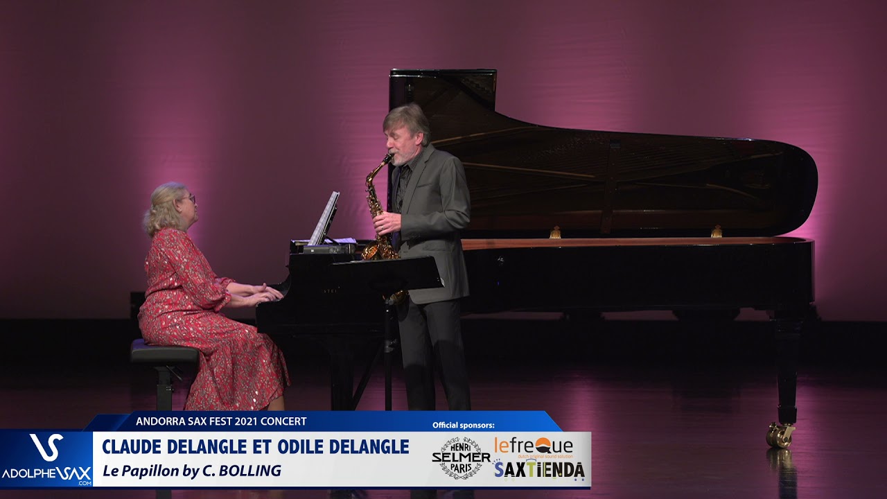 Claude Delangle et Odile Delangle plays Le Papillon by C. BOLLING