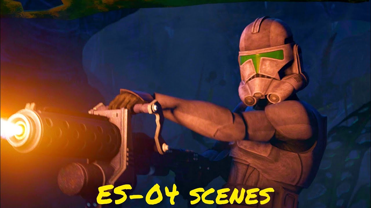 All elite trooper ES-04 scenes - The Bad Batch 