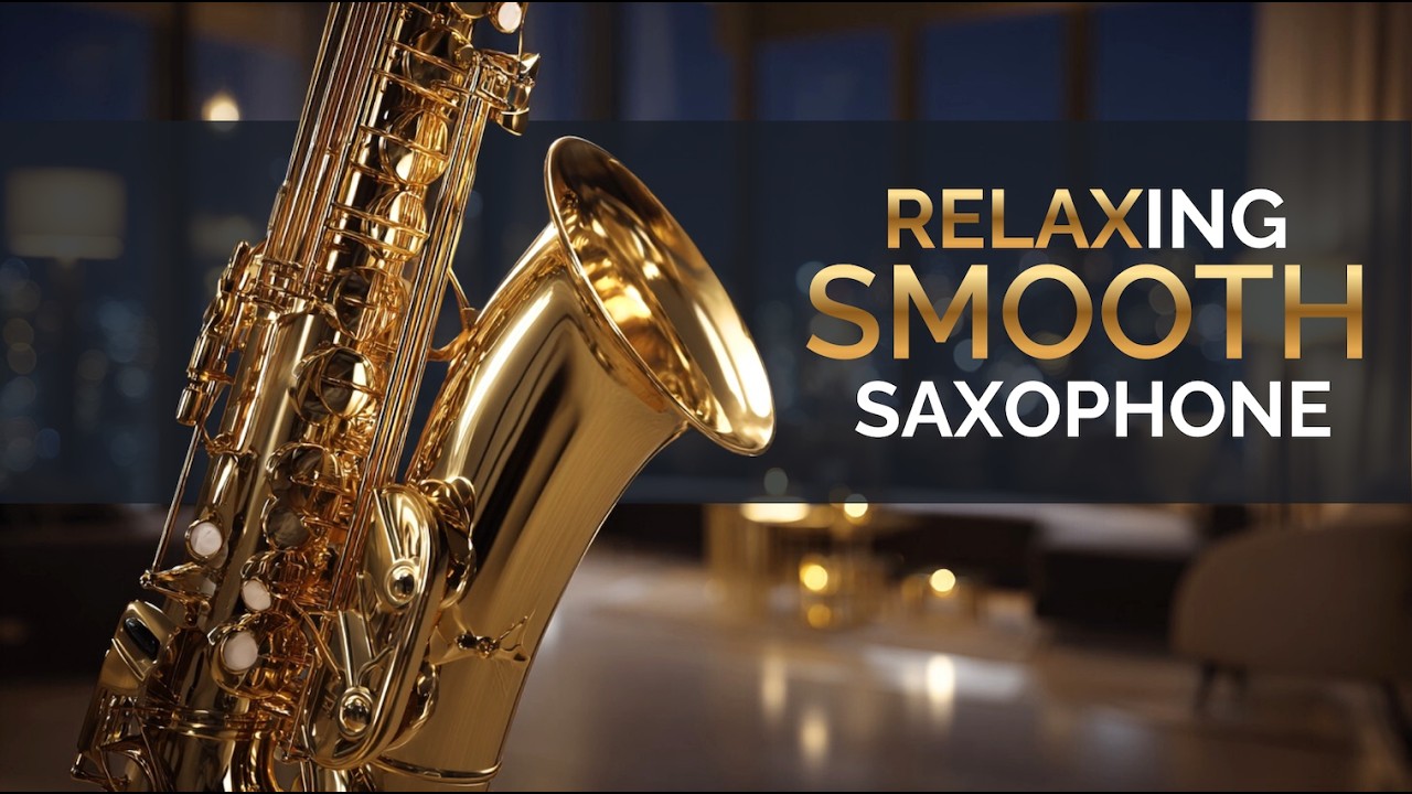 Relaxing Smooth Saxophone 🎷Jazz – Calm Lounge Music for a Peaceful Night