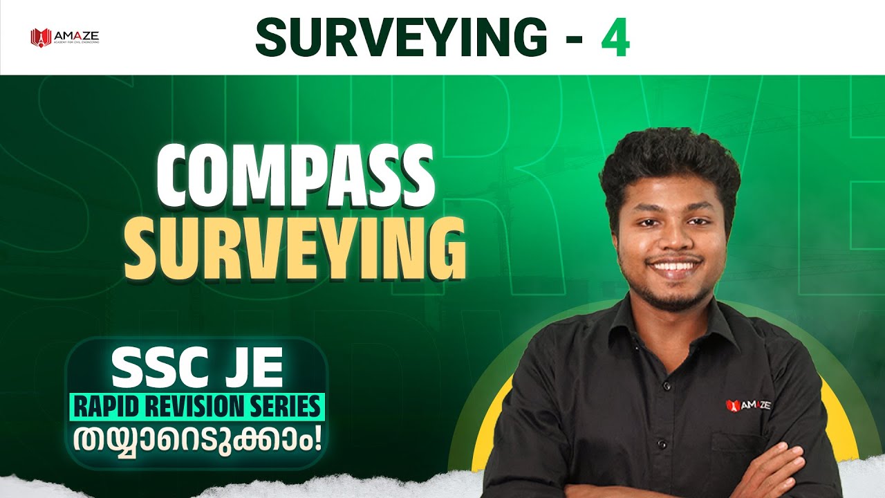 Day 12 | Survey | Compass Survey | SSC JE Rapid Revision Series🔥 | SSC JE