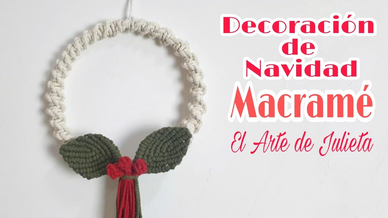 Decoración de Navidad/ Macramé para navidad