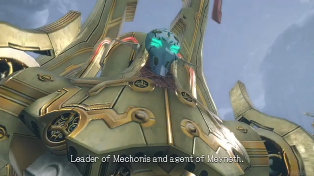 Xenoblade Chronicles Definitive Edition Cutscene - Egil Leader of Mechonis