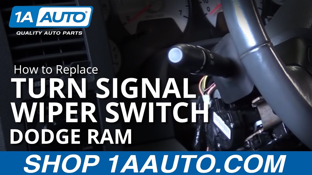 How to Replace Turn Signal Wiper Switch 02-08 Dodge Ram