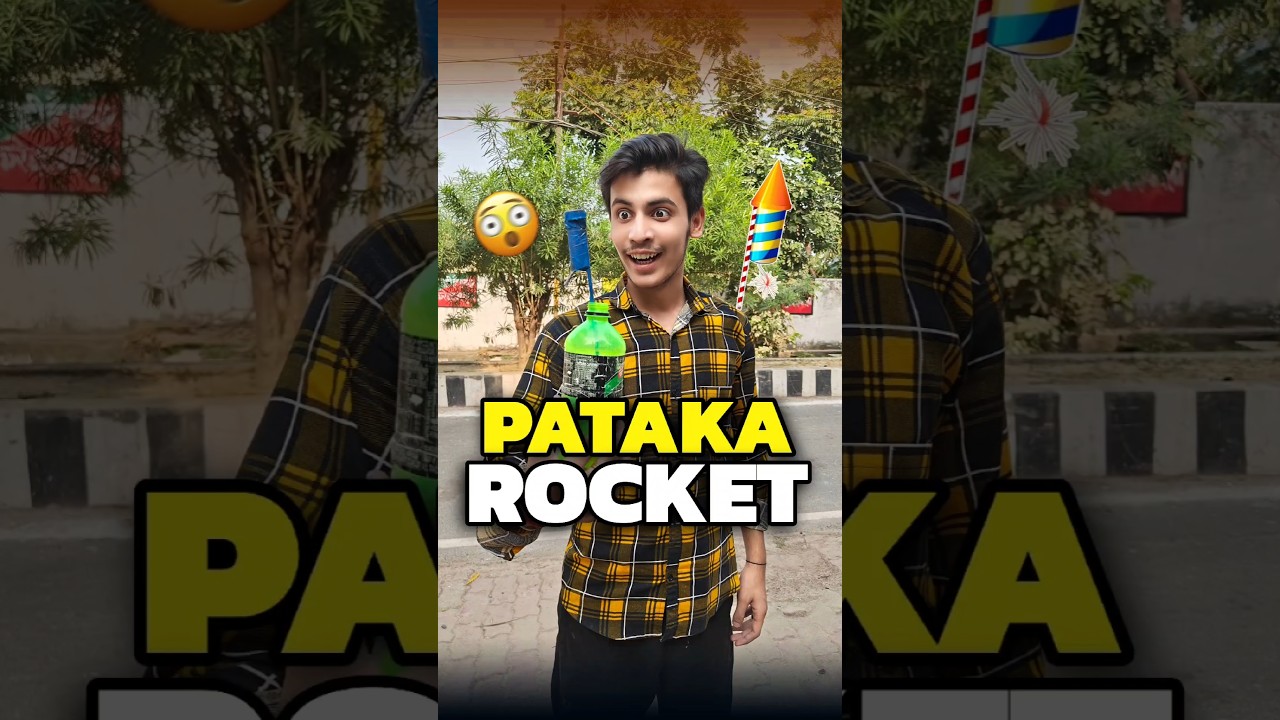 Ghar Par Rocket Banaya 💀🚀 | Mini Vlog #shorts #minivlog #ashortaday #tranding #vlog #diwali