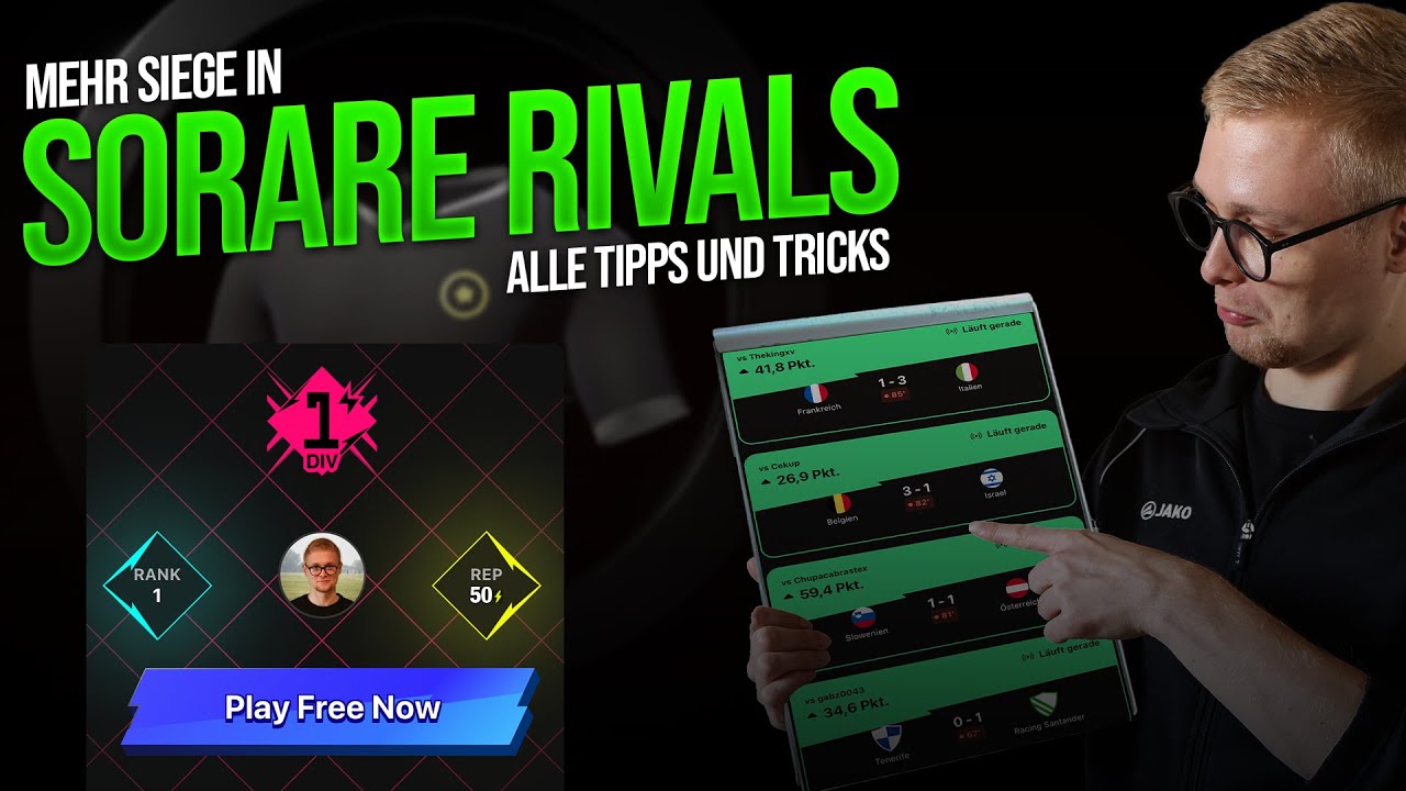 So wirst du BESSER in SORARE RIVALS💡 | Sorare Rivals Guide (deutsch)