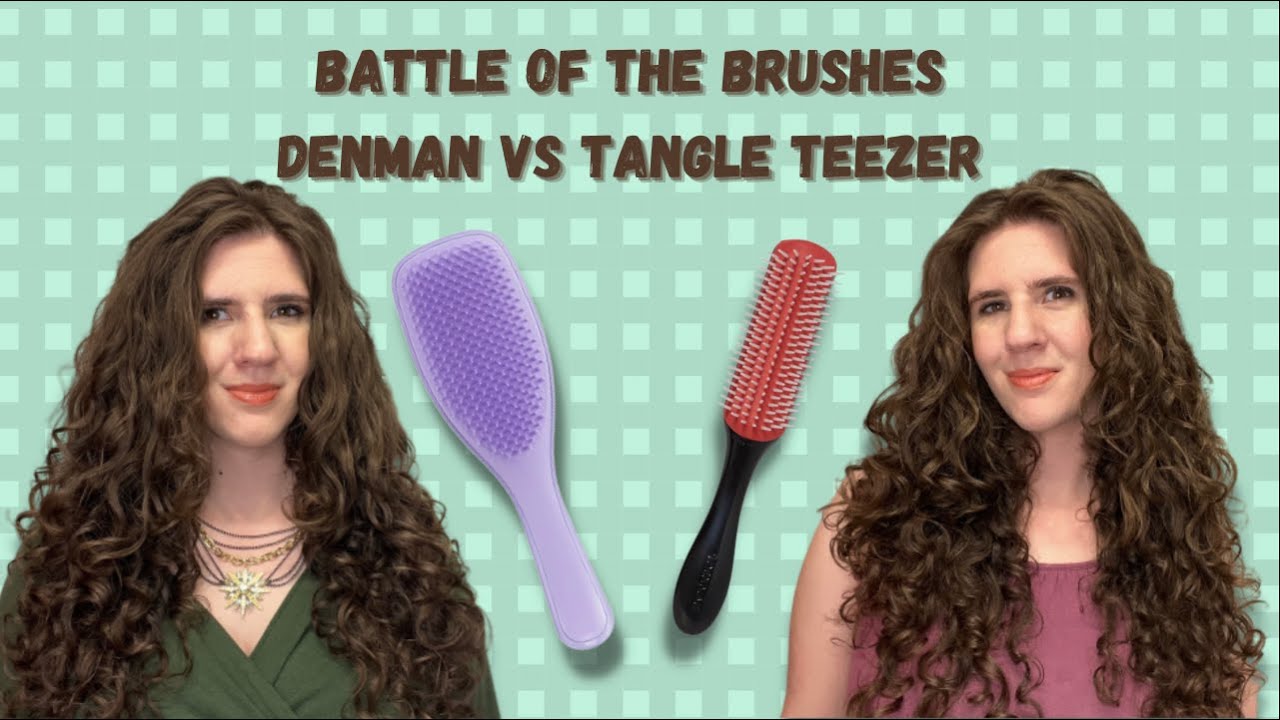 Brush Battle: Denman vs Tangle Teezer For Styling Wavy Hair: Which One Styles My Hair Better?