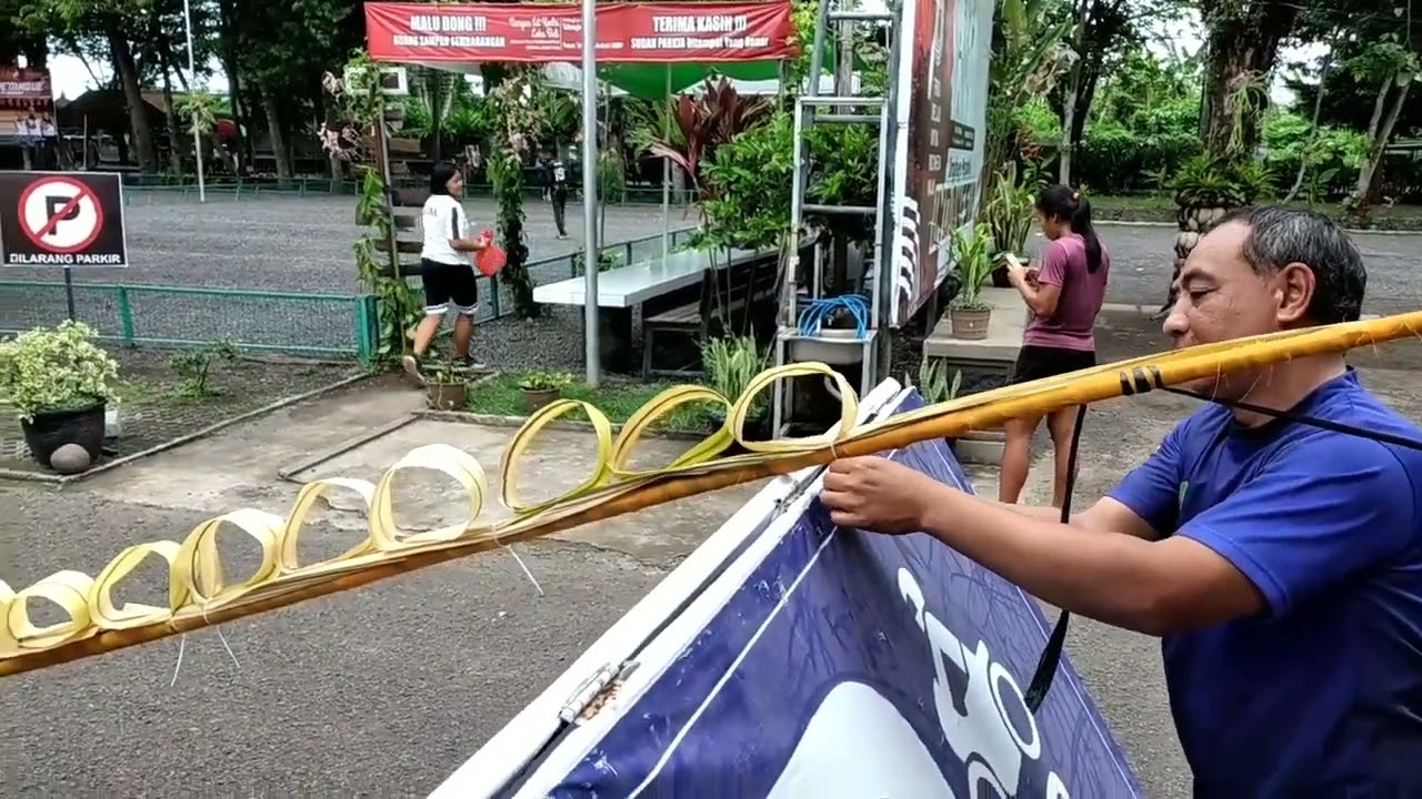🔴 #penjor Pengurus & Staff KONI Tabanan Menyambut Galungan & Kuningan 2024