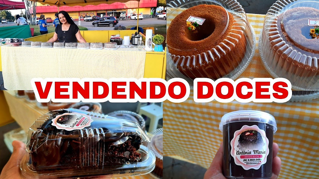 Vendendo doces na feira/vendi mais de 800 reais🤑😱