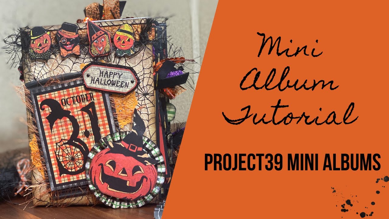 Easy but FaBOOlous Halloween Mini Album Tutorial using Country Craft Creations Little Monsters Paper
