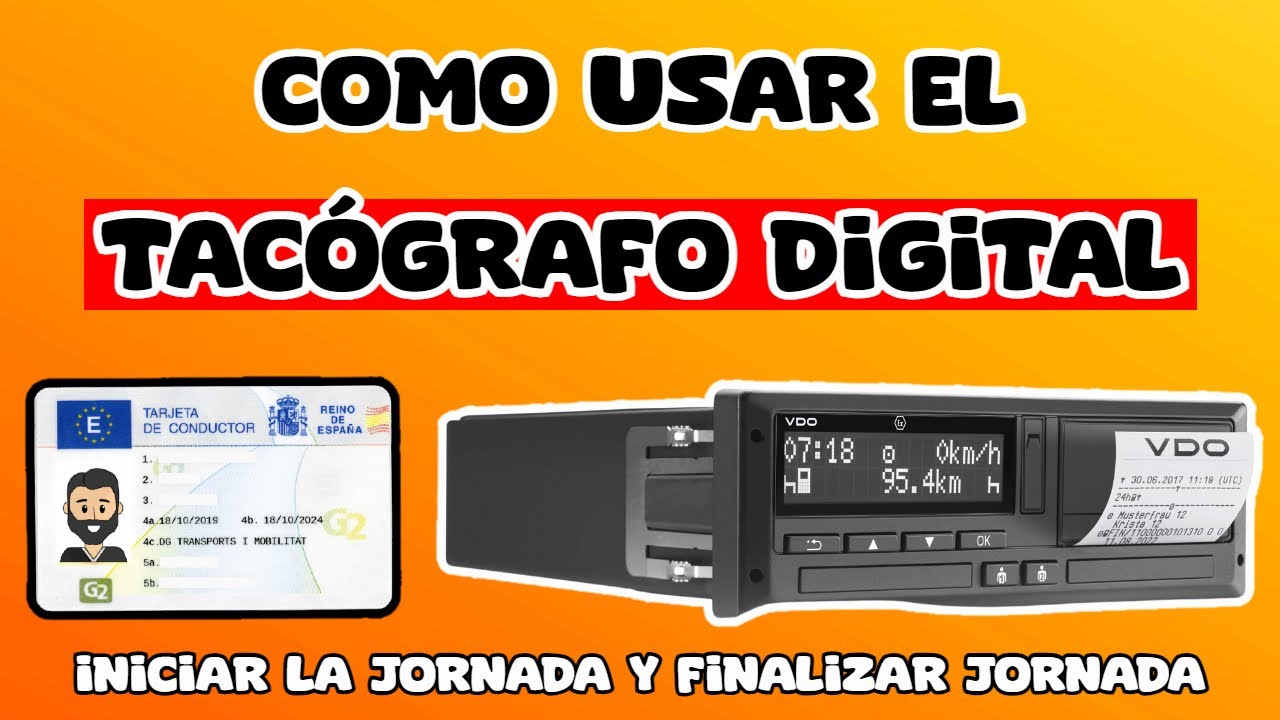 Tacógrafo Digital: Cómo Insertar y Retirar la Tarjeta del Conductor Correctamente