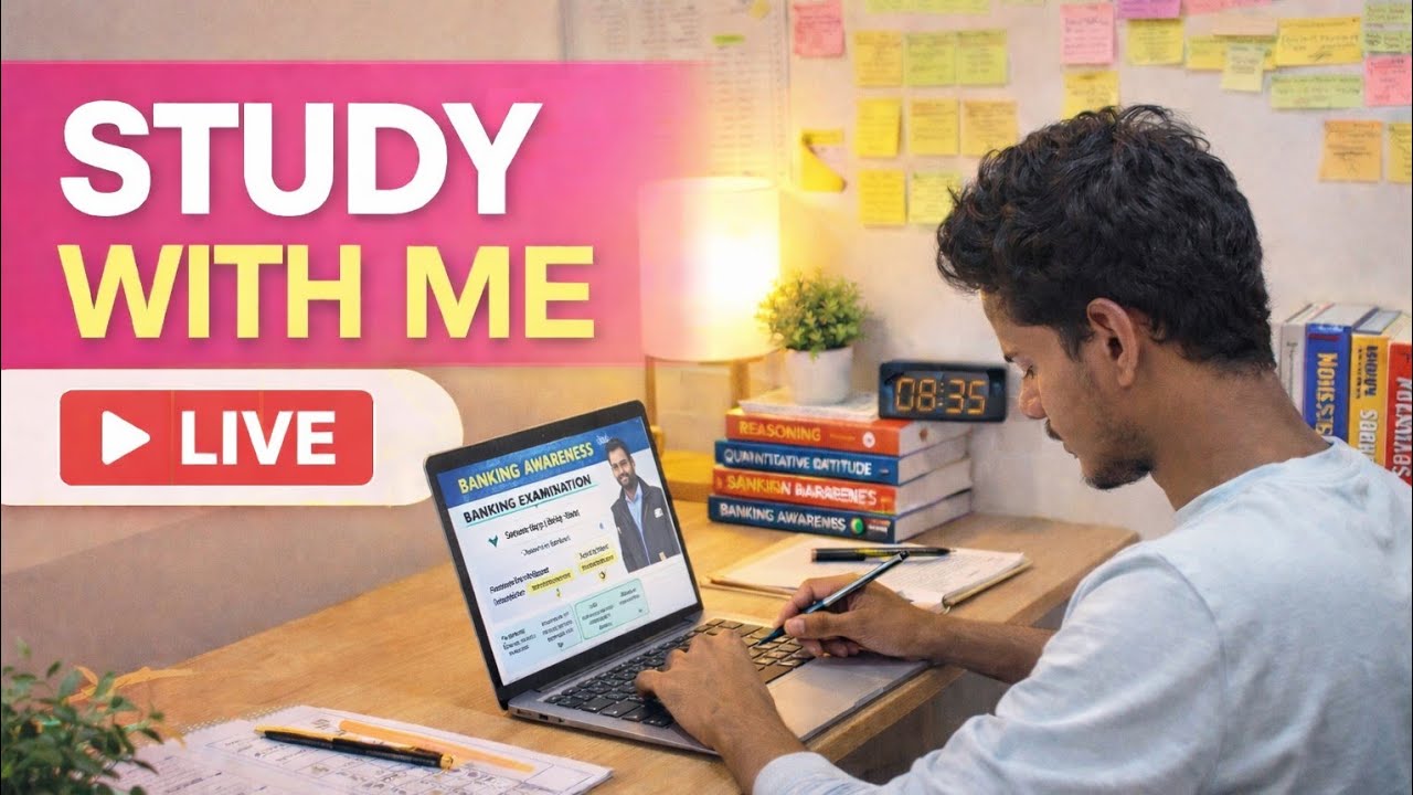 🏦Banking Aspirant live study vlog ✨Study with me ... #banking #study #vlog #banking #sbi #ibps #rrb