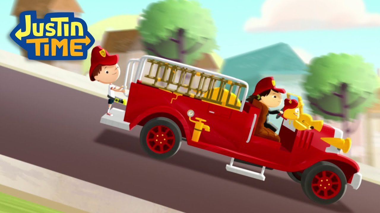 Fire Trucks, Bulldozers & Cranes! 🚒 FULL EPISODES 🚑 Justin Time 1 Full Hour