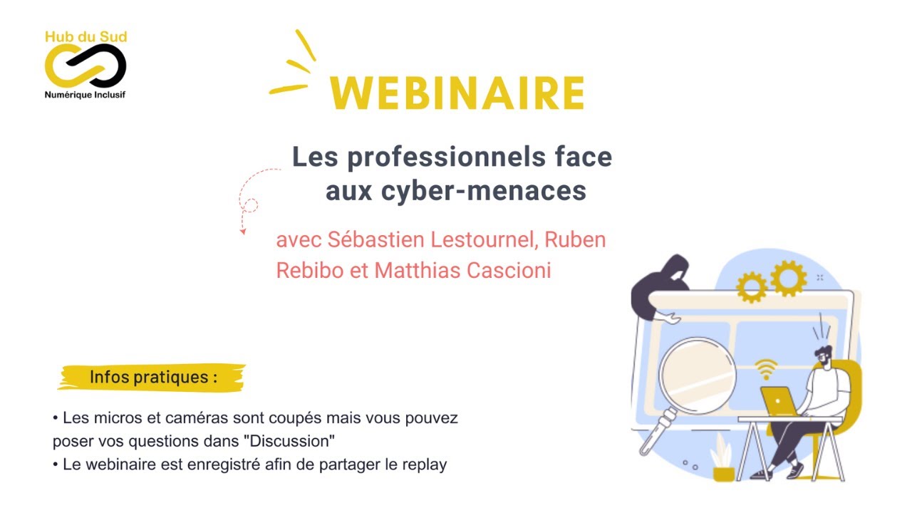 Webinaire : Les professionnels de la médiation numérique face aux cybermenaces