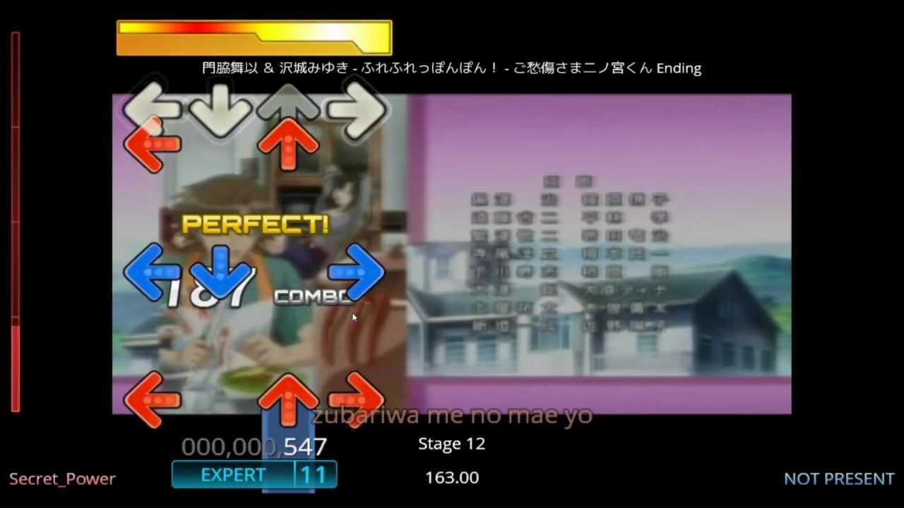 Goshuushou-sama Ninomiya-kun Ending: FureFurePonPon Stepmania AA