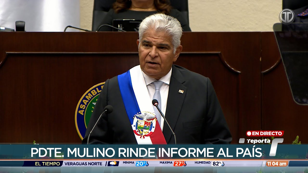 Presidente José Raúl Mulino rinde informe de sus primeros seis meses de gestión