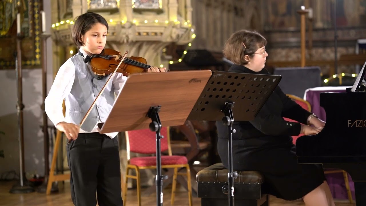 Christmas Concert - Concertino in Russian style by yanshinov #violin #Janschinow