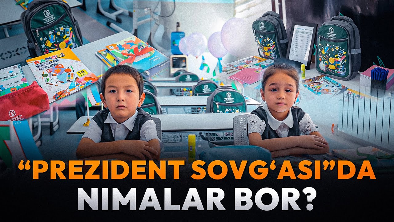 1-sinf o‘quvchilari uchun “Prezident sovg‘asi” karvoni yo‘lga chiqdi