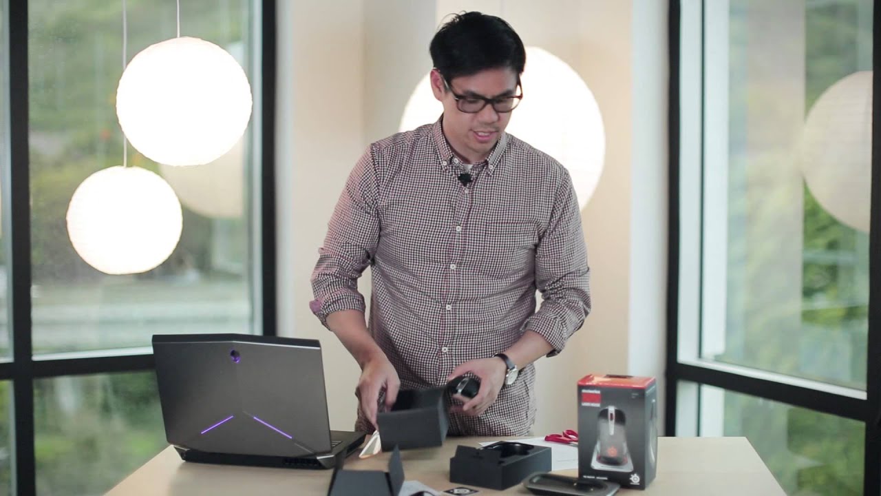 Steelseries Sensei Wireless Laser Mouse unboxing