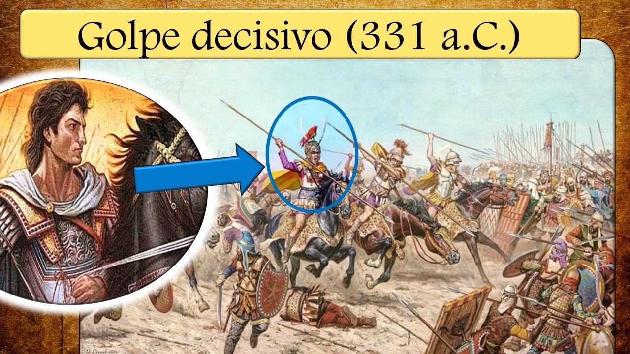 Gaugamela (331 a.C.): Alejandro el Magno, GOLPE FULMINANTE contra Darío III