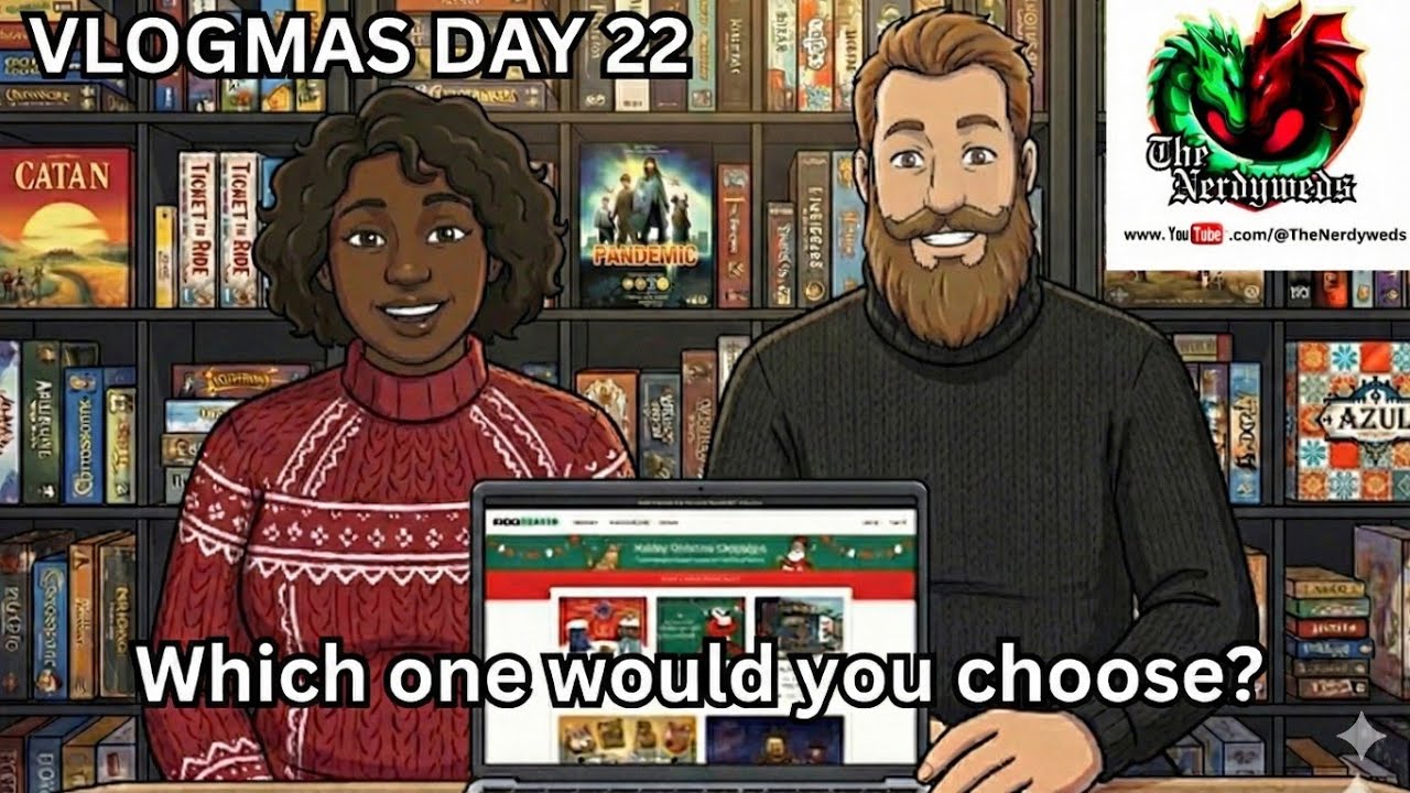 Which Holiday Board Game Will Kickstarter Our Christmas? I Vlogmas 2025 Day 22