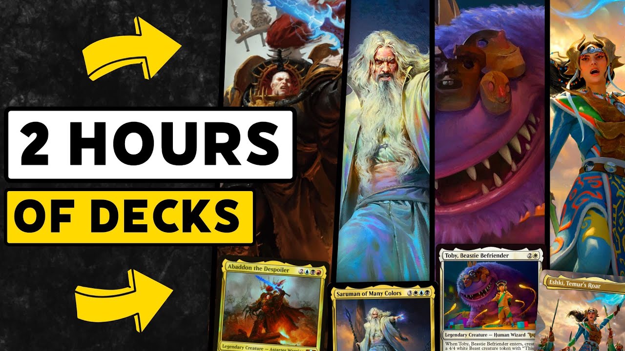 2 HOURS of FUN Commander DECK IDEAS | Magic: The Gathering