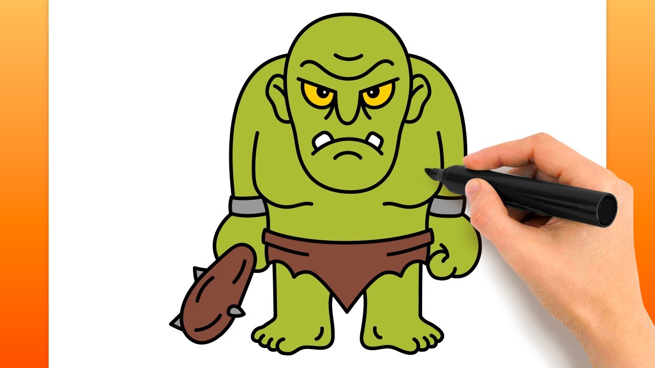 Comment Dessiner Un Ogre (Tutoriel De Dessin Facile)