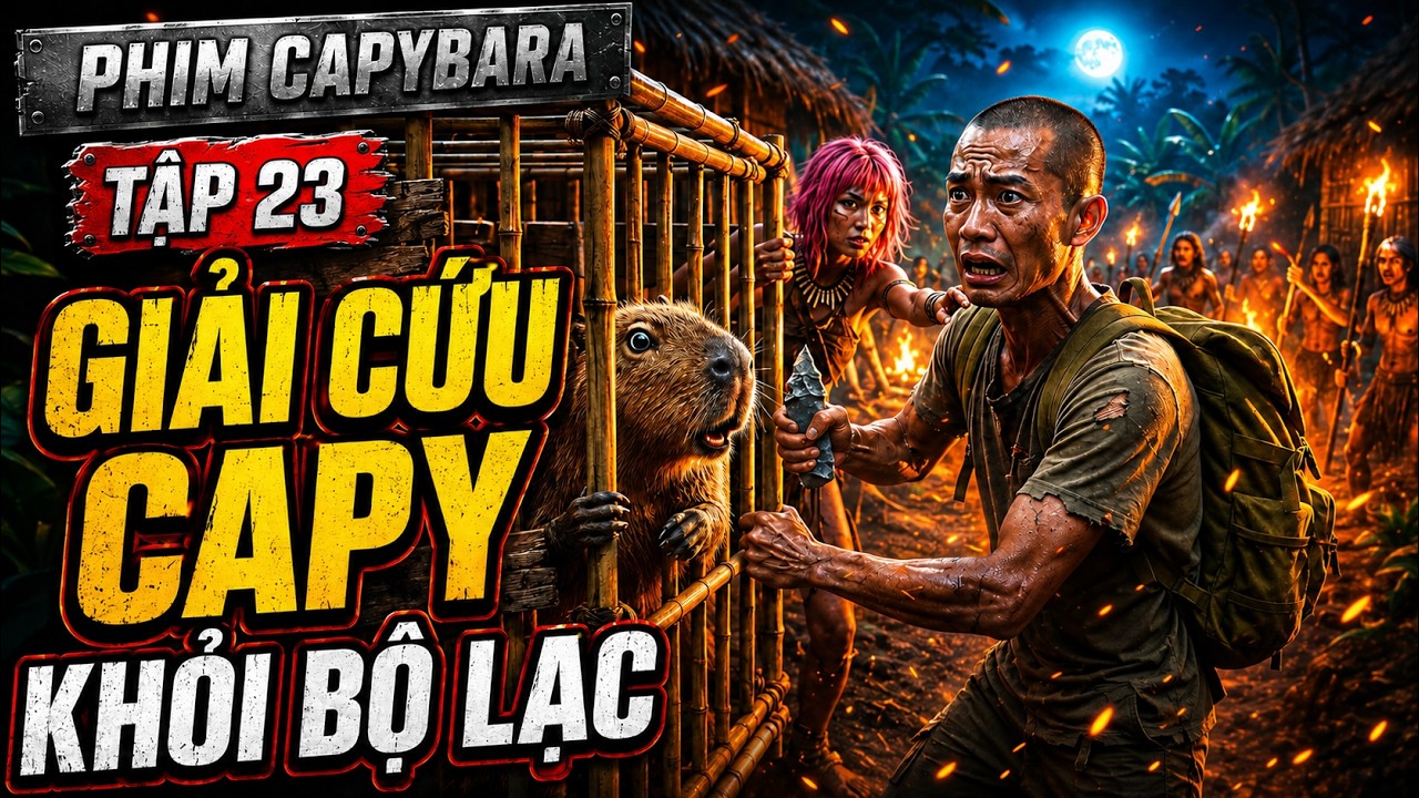 TẬP 23 | PHIM CAPYBARA : TÍNH TRỌC GIẢI CỨU CAPY THOÁT KHỎI BỘ LẠC BẤT ỔN