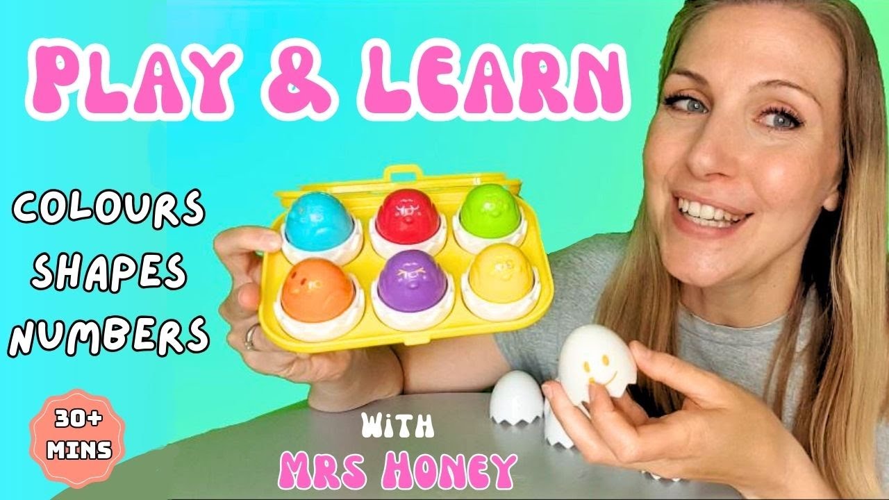 Toddler Learning - Learn Shapes, Counting & Colours | Best Learning Videos For Toddlers | For Kids