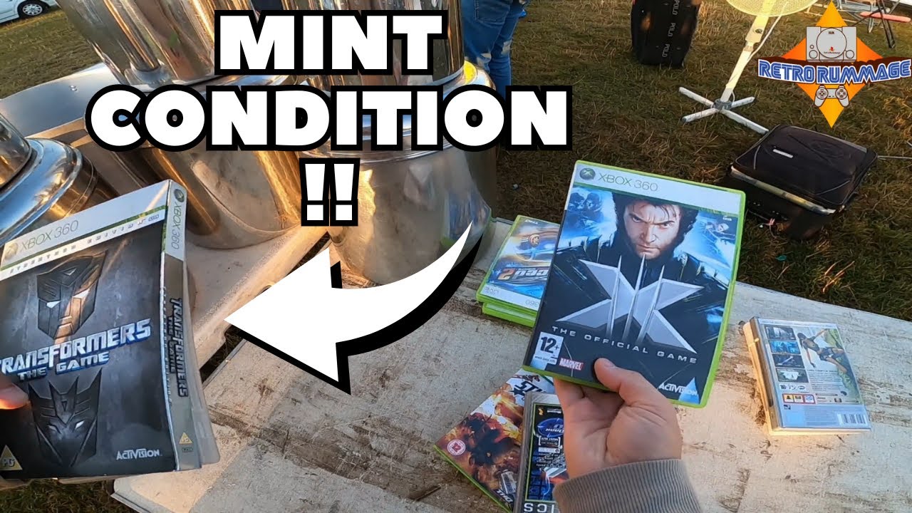 MINT Condition! Video Game Hunting @ My Local Car Boot Sale!