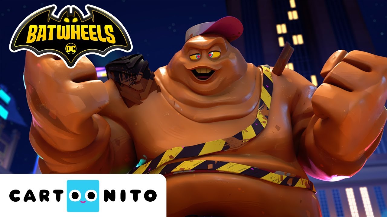 Clayface, the Messy Baddie | Batwheels | Cartoonito