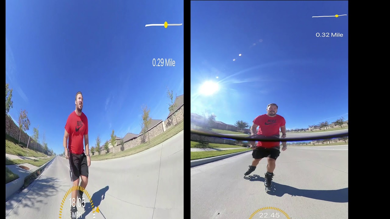 4 x 80 vs 3 x 110 Inline Skating Speed Test