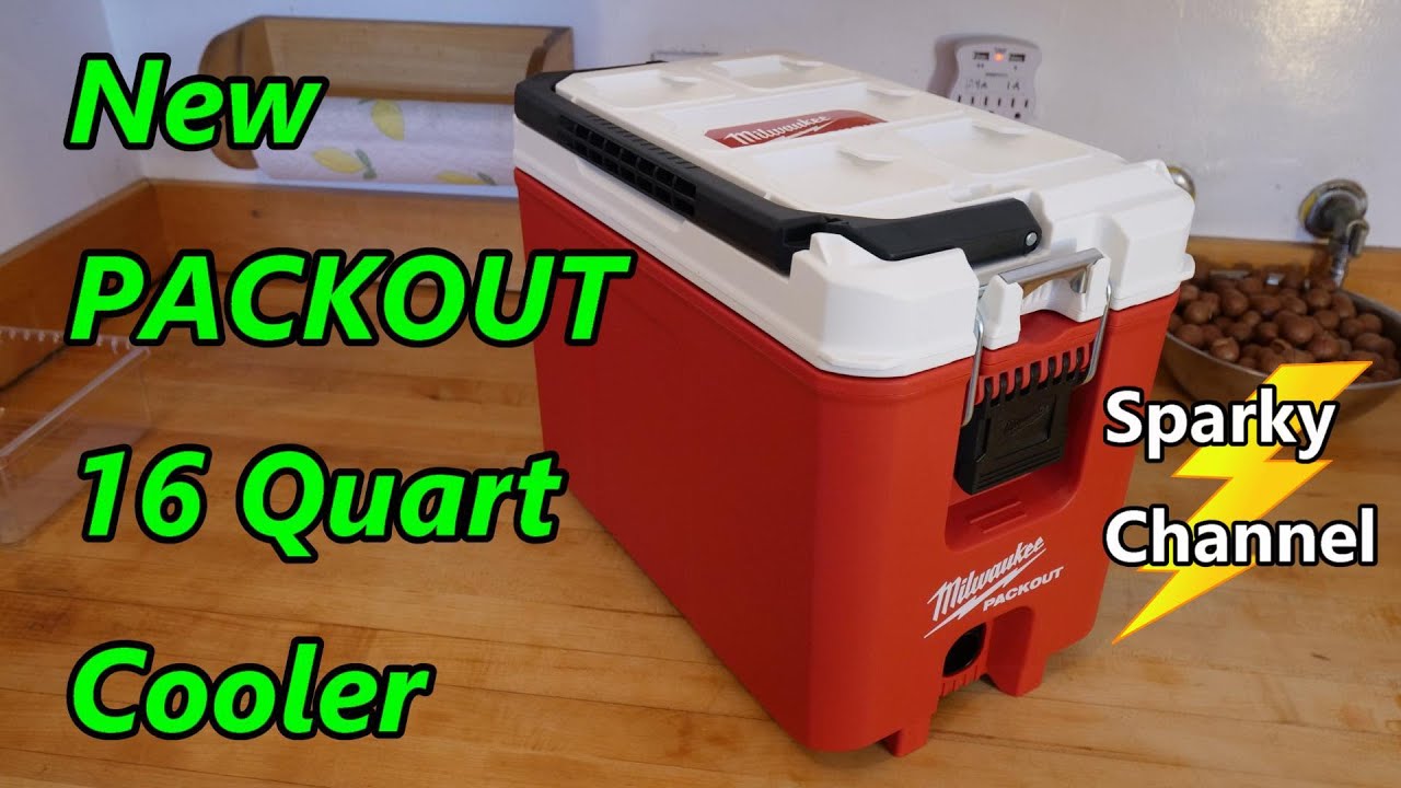 Milwaukee PACKOUT 16 Quart Cooler 48-22-8460 + PACKOUT Presentation
