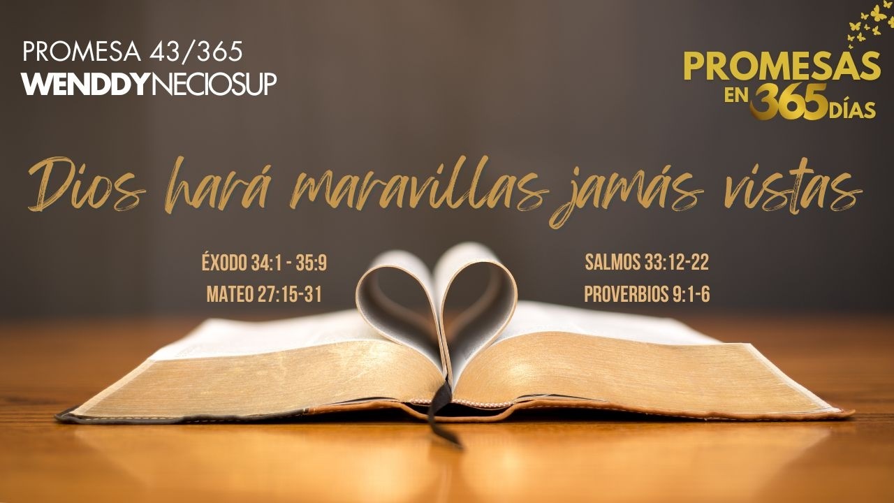 12 Feb - Promesa 43 | Dios hará maravillas jamás vistas