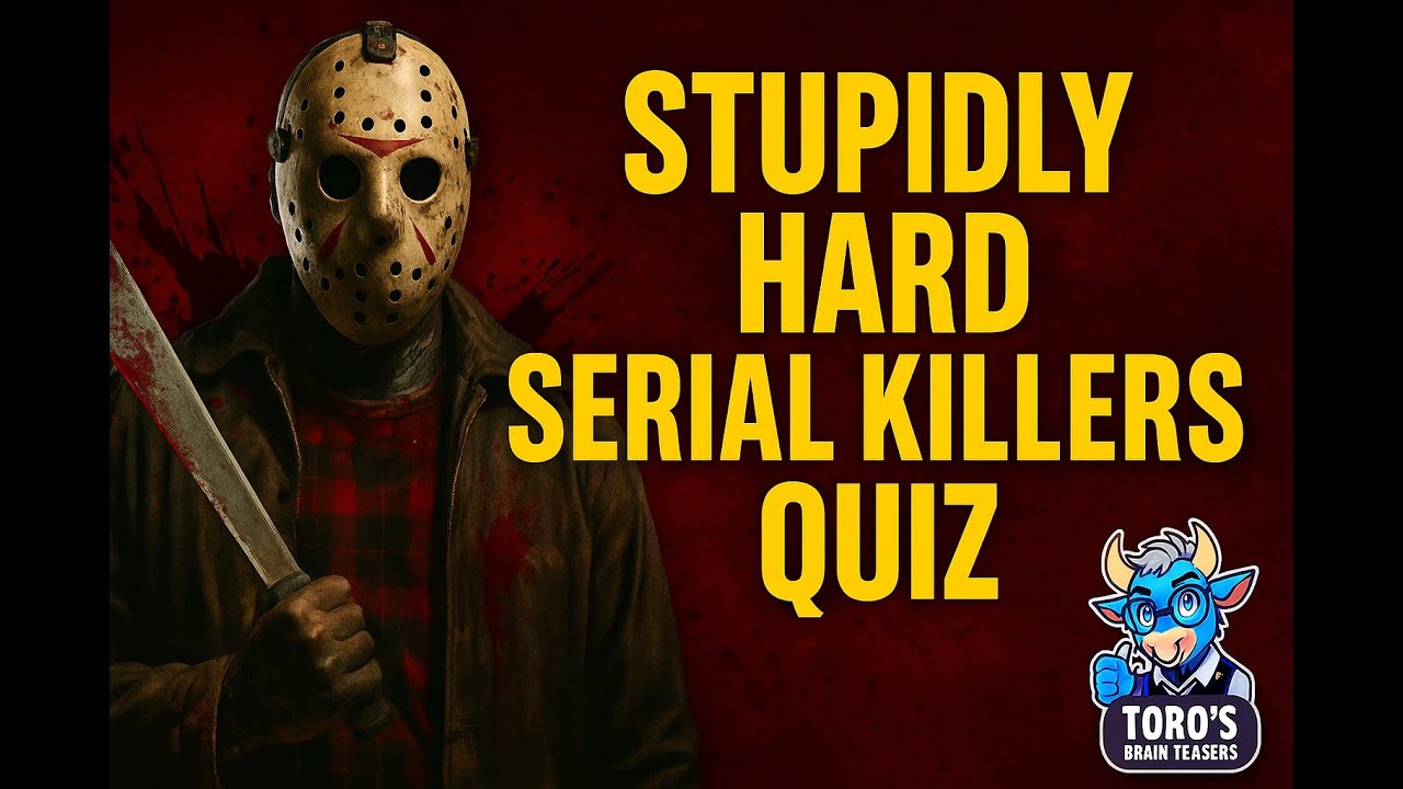 Stupidly Hard Serial Killers Quiz 🔪🗡️