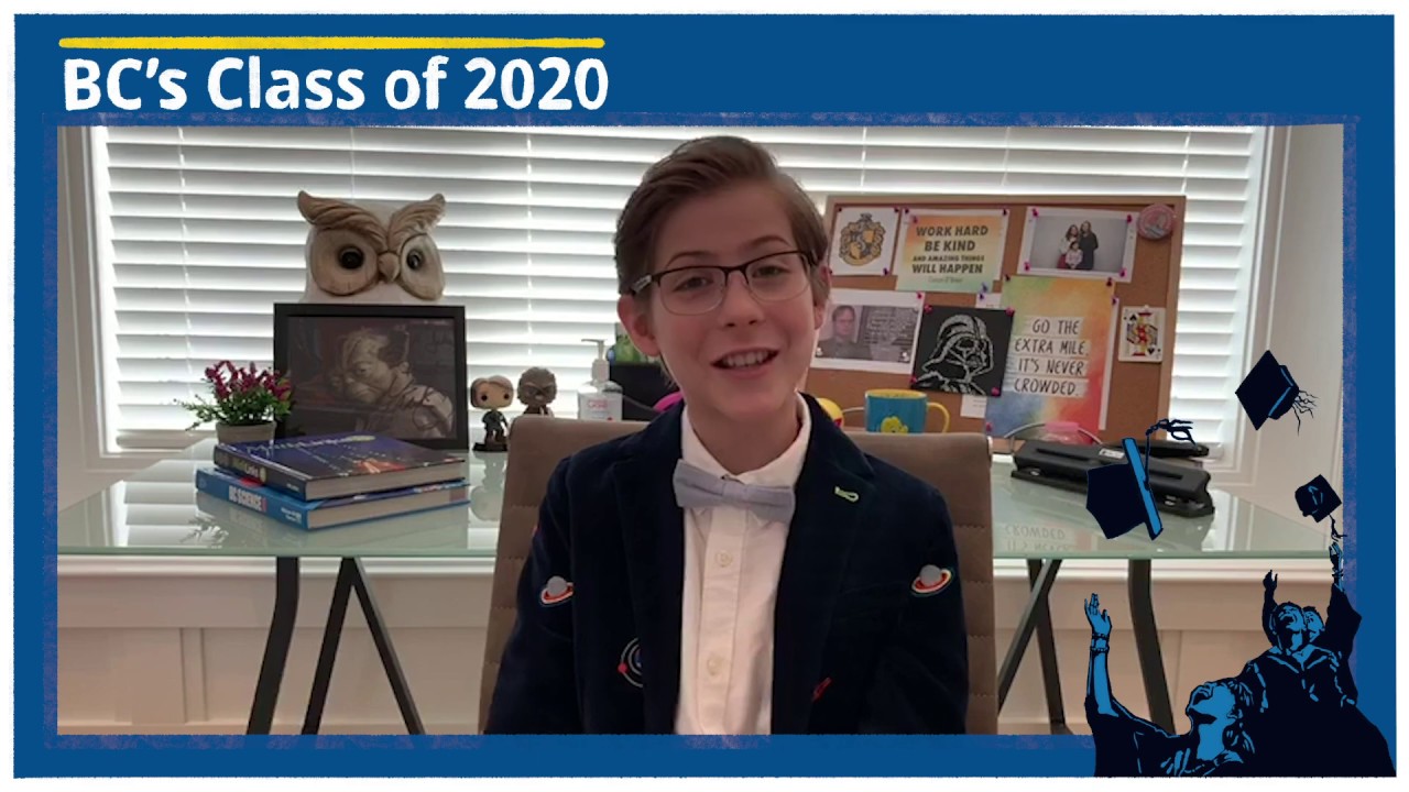 Jacob Tremblay's words to the Class of 2020