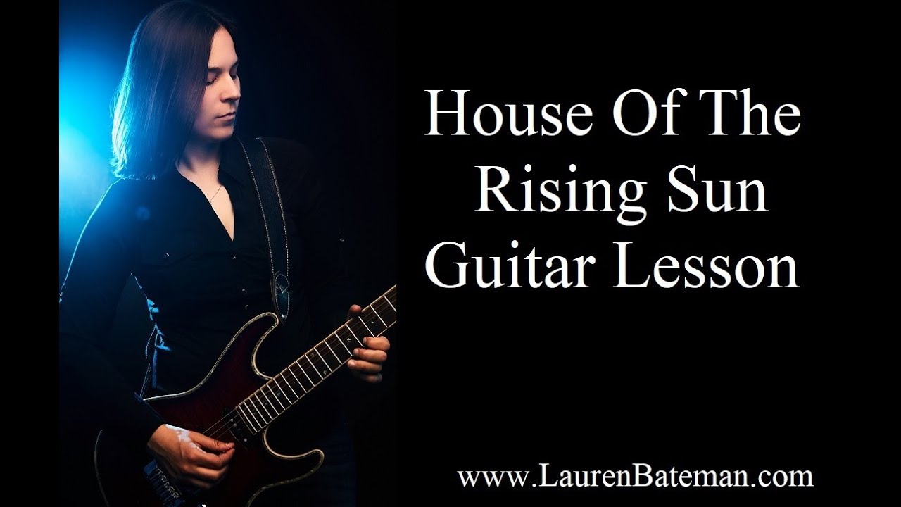 Как играть на гитаре House Of The Rising Sun Урок