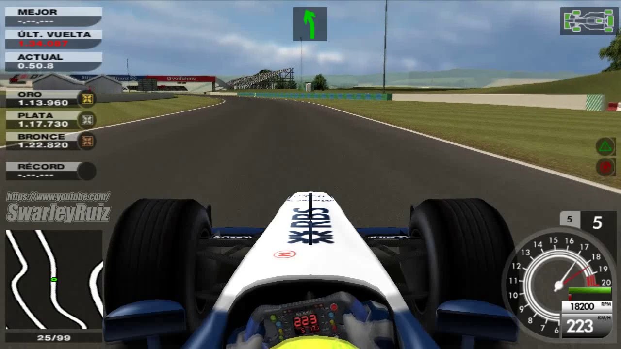 Formula 1 05 PS2 | Magny-Cours | Williams FW27 | Mark Webber | Logitech G29