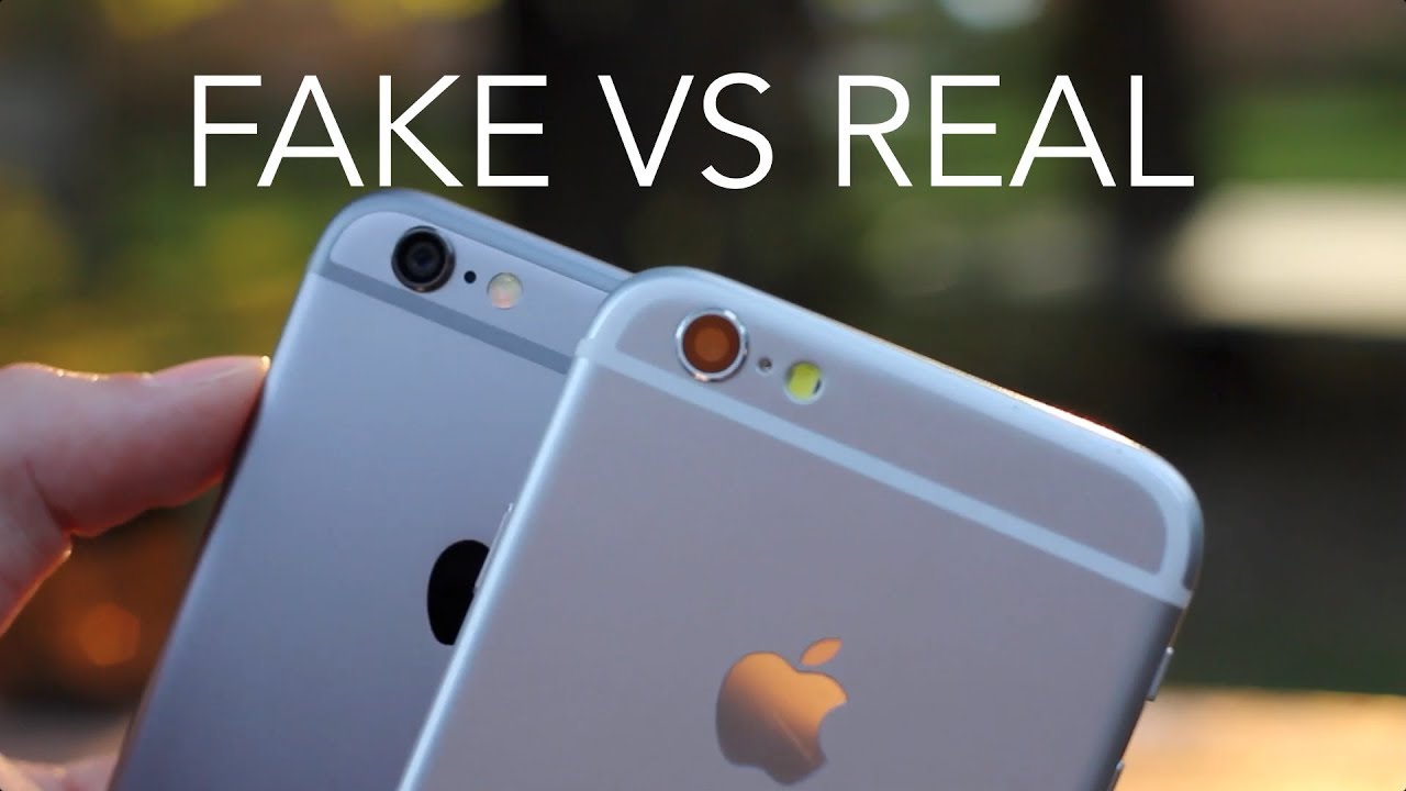 How to spot a fake iphone 6?