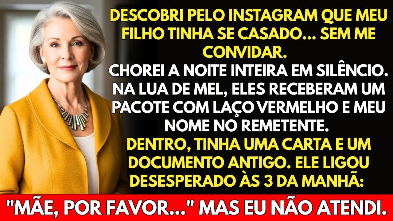 Meu filho se casou sem me convidar... no dia seguinte, recebeu um presente inesquecível