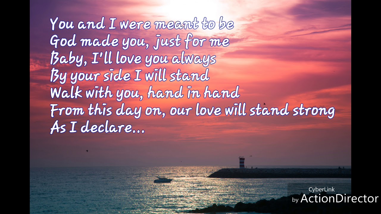 I Do Love You ( Christian wedding song lyrics by Christian Provensen)