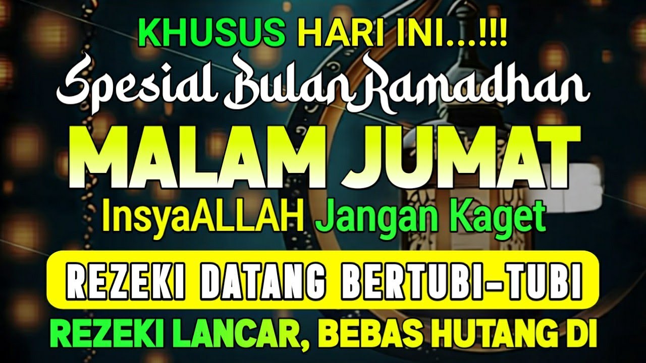Putar Ayat ini Di Bulan Ramadhan 🌛 - Segala Hajad Dikabulkan, Rezeki Mengalir Deras, Aamiin