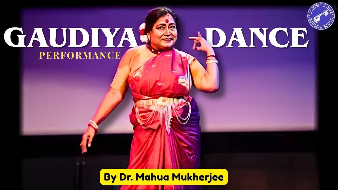 Gaudiya Dance Perform by Dr. Mahua Mukherjee | Sarbabharatiya 1st European Convocation | Netharlands