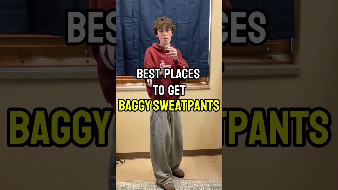 BEST Places for BAGGY Sweatpants! #Shorts #Viral #ootd #fashion #FYP #ForYouPage #GRWM #fashioninspo