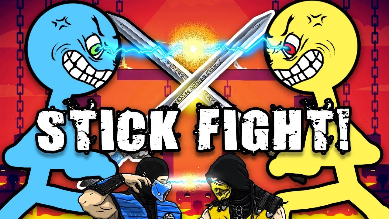 Scorpion VS Sub-Zero - STICK FIGHT The Game (MKX PARODY GAMEPLAY)