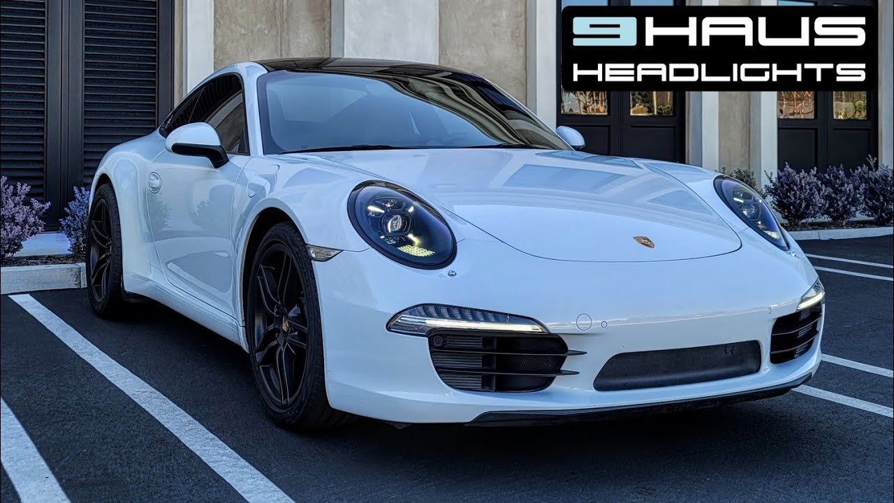 9HAUS Matrix LED Headlights for Porsche 911 991 Models - Installation