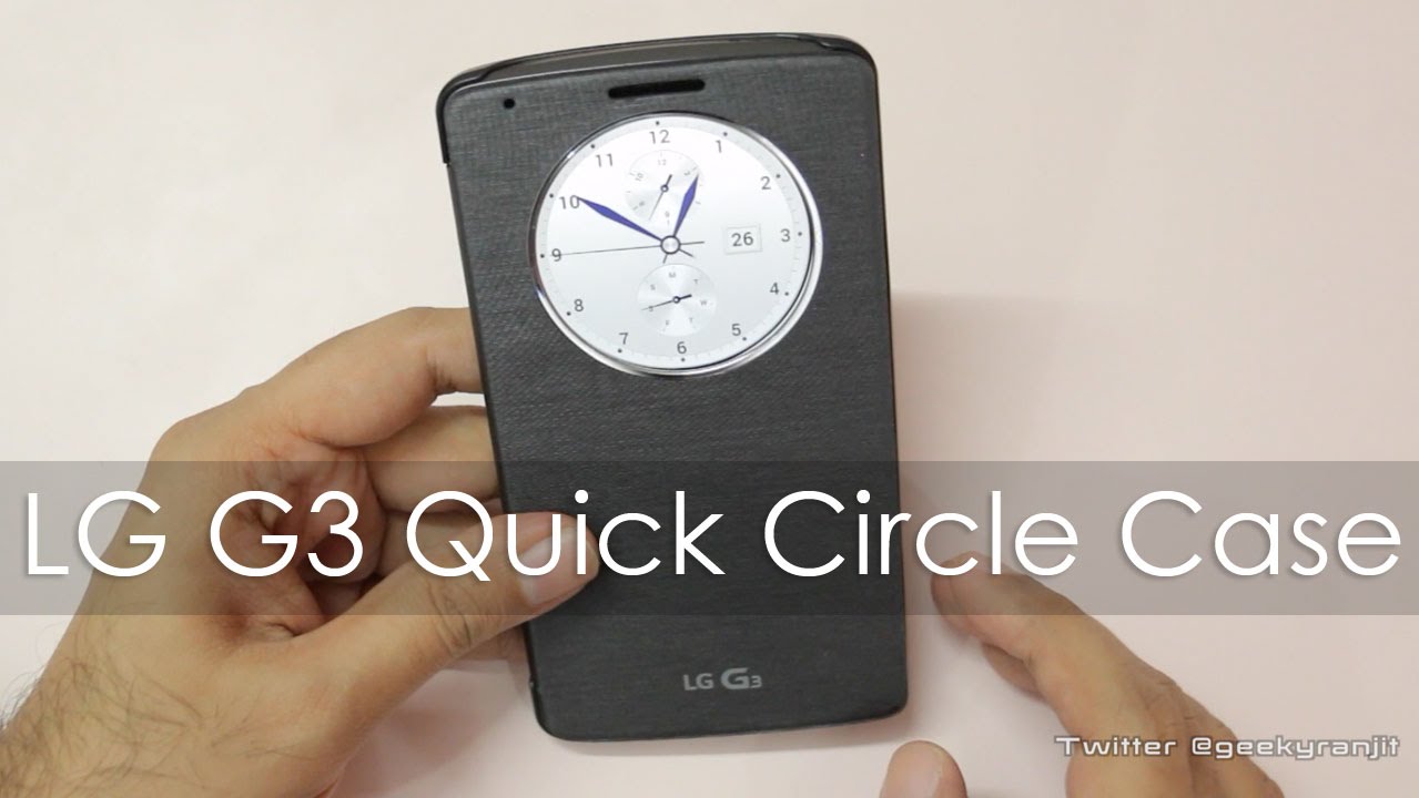 LG Quick Circle Case Overview for LG G3