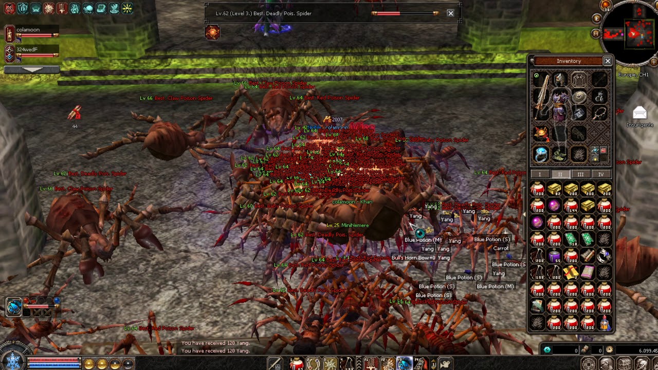 Metin2 Europe trayed hunt moonligts  with smolest char what have